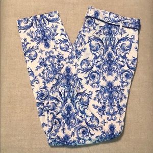 Damask Skinny Trousers